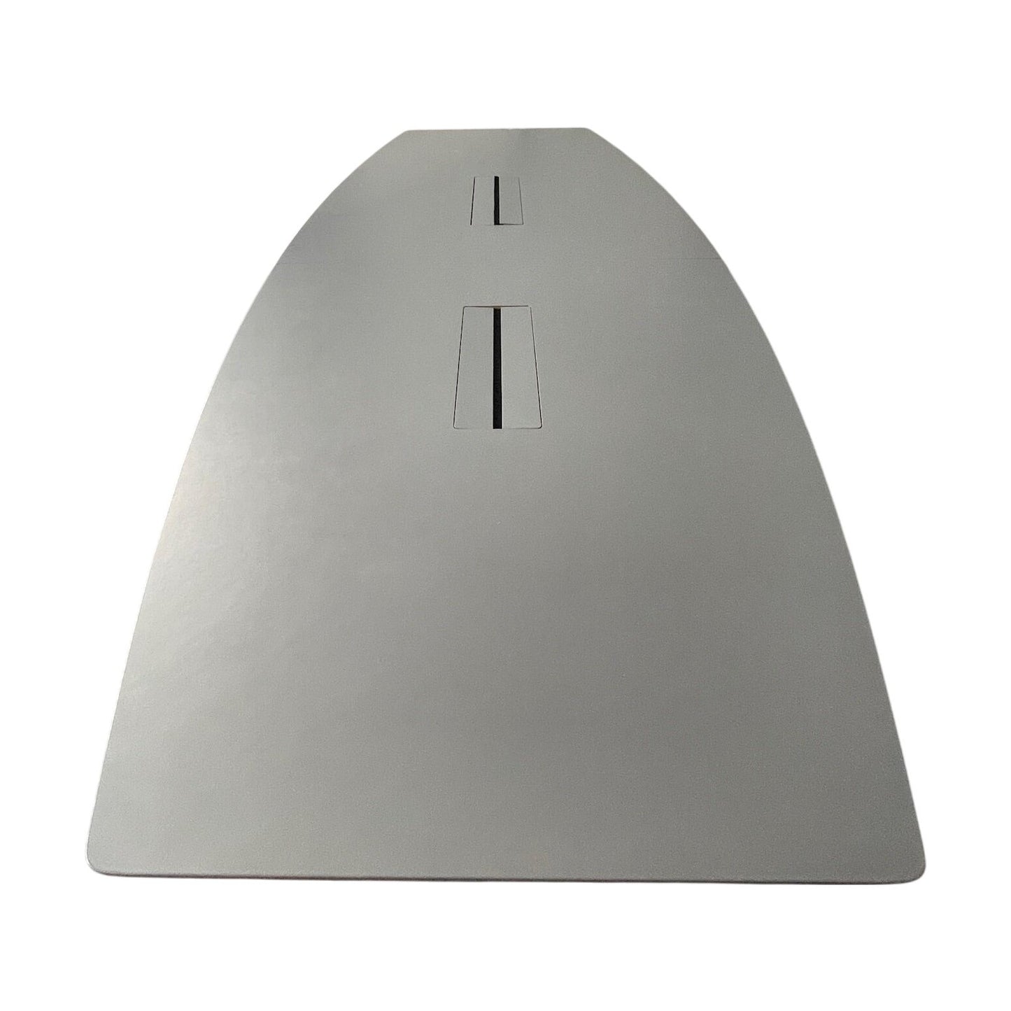 Møtebord, mørk grå laminat, 300x120 cm