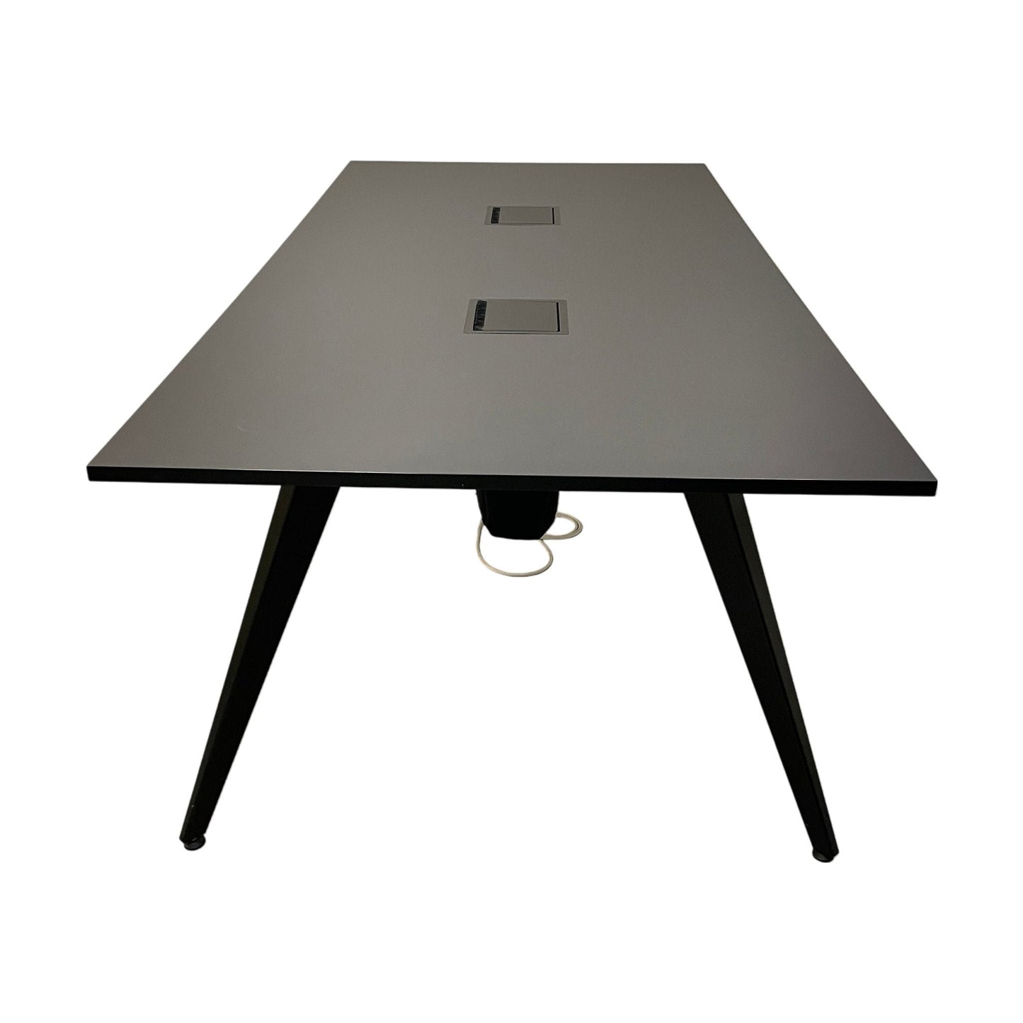 Sort møtebord fra Fora Form 240x120 cm