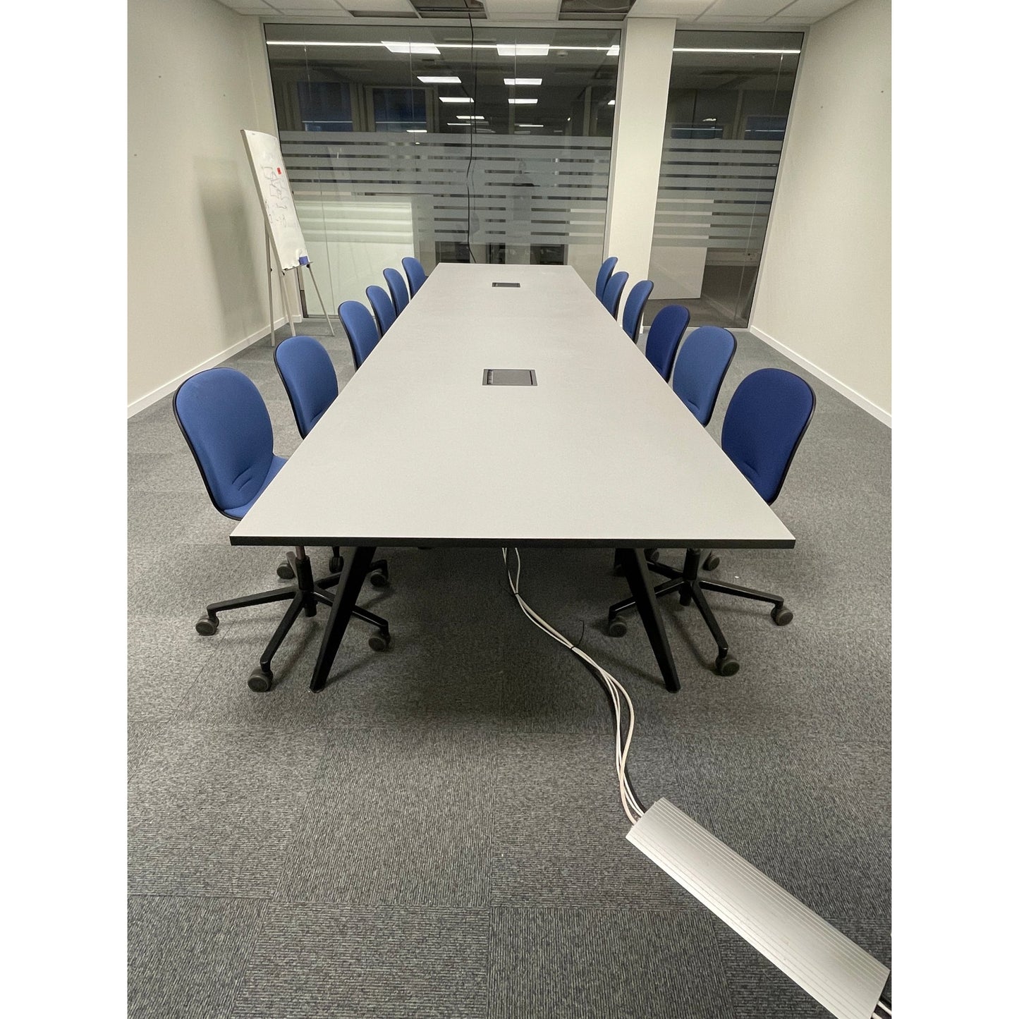 Møtebord fra Svenheim, grå, 480x120 cm