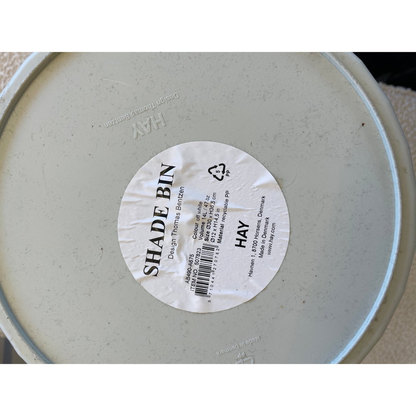 Shade Bin fra Hay, Ø30/H36