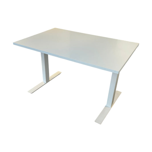 Skrivebord fra Duba B8, helhvitt, 120x80 cm