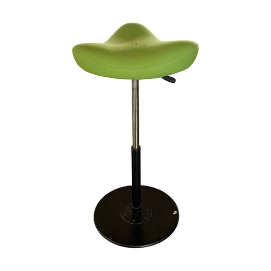 Balansestol med sadelsete fra Varier i limegrønn