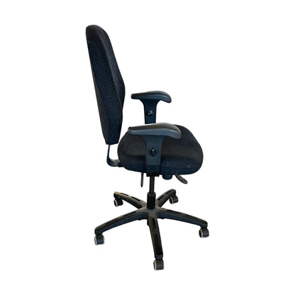 Kontorstol fra IKEA, Verksam, grått ullstoff