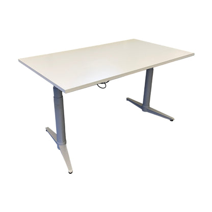 Swedstyle elektrisk hev/senk skrivebord, hvit, 140x80 cm