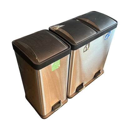 Pedalbøtte ACADIA fra AJ Produkter – Grå, 87x33x63cm