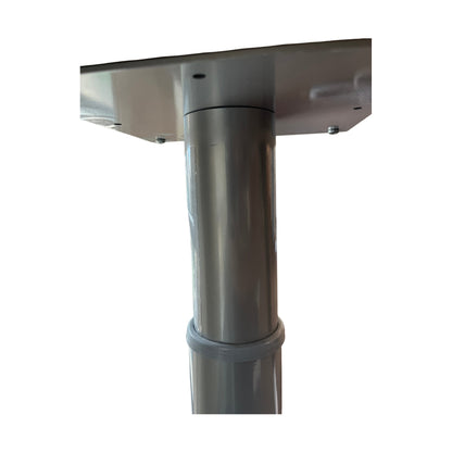 Sidebord fra Svenheim, grå, 60-80 cm justerbar høyde