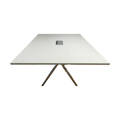 Møtebord fra EFG, lyst grått, 200x140 cm