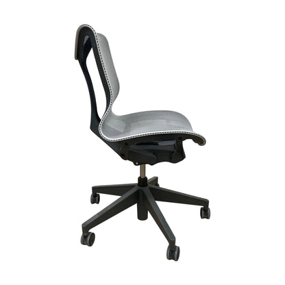Herman Miller Cosm kontorstol, Glacier, Low Back uten armlener