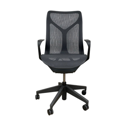 Cosm kontorstol fra Herman Miller, Graphite, Medium Back