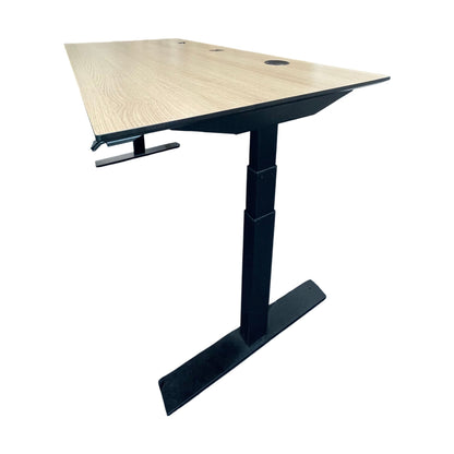 Cube design elektrisk hev/senk skrivebord, 160x80 cm