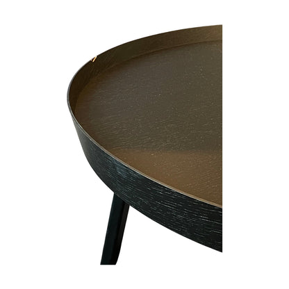 Around sofabord fra Muuto, svart, Ø72