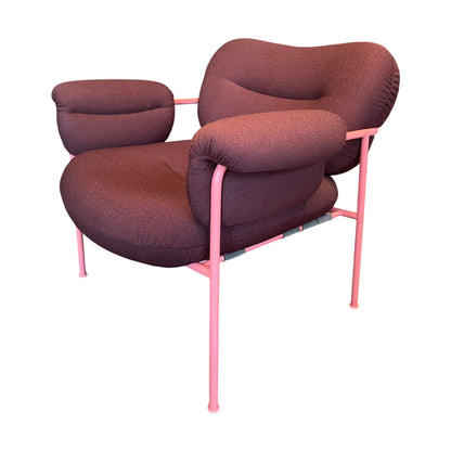 Bollo lenestol av Andreas Engesvik fra Fogia, vinrød