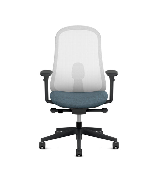 Lino kontorstol fra Herman Miller, sort & mineral