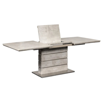 Porto spisebord fra A-Møbler, 160/220x90 cm, betonglook grå