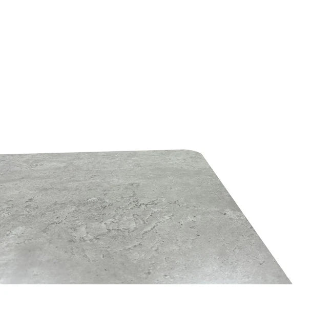 Porto sofabord fra A-Møbler, 120x80 cm, imitert betong