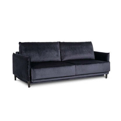 Lucas Sovesofa fra A-Møbler, velour, blå