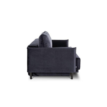 Lucas Sovesofa fra A-Møbler, velour, blå
