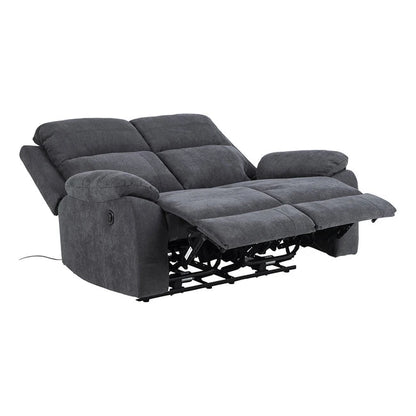 Mora 2-seter sofa, mørkegrå, recliner-funksjon