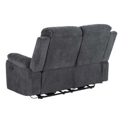 Mora 2-seter sofa, mørkegrå, recliner-funksjon