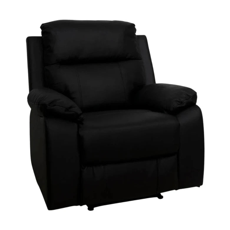 Mora  elektrisk reclinerstol, sort hud og PVC
