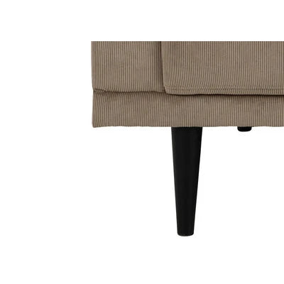 Dagmar 3-seter sofa, kordfløyel, beige