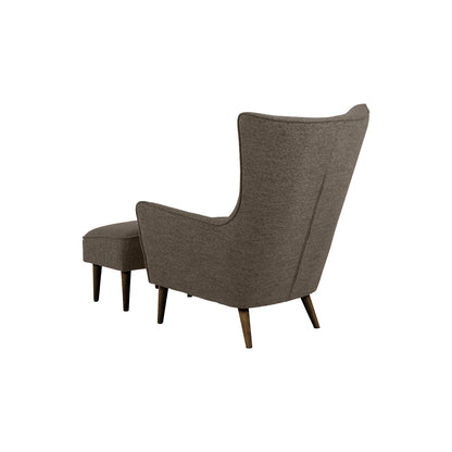 Chico lenestol fra A-Møbler, tekstil, m/krakk