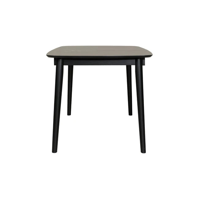 Sort Monty Spisebord med butterfly-uttrekk