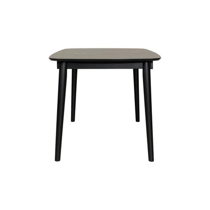 Sort Monty Spisebord med butterfly-uttrekk