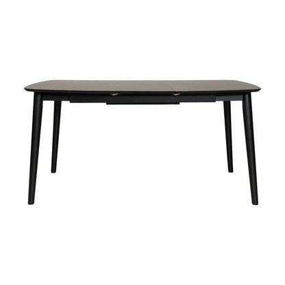 Sort Monty Spisebord med butterfly-uttrekk