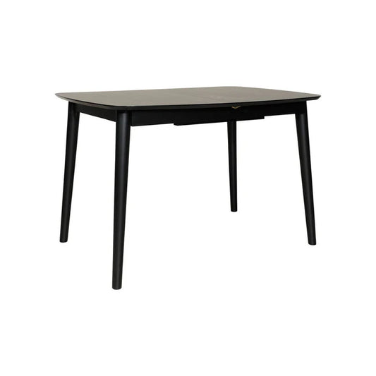 Sort Monty Spisebord med butterfly-uttrekk