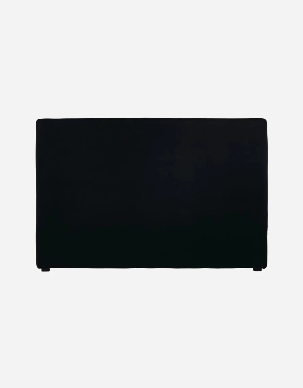 Monaco Sengegavl sort velour - 180x120x8 cm