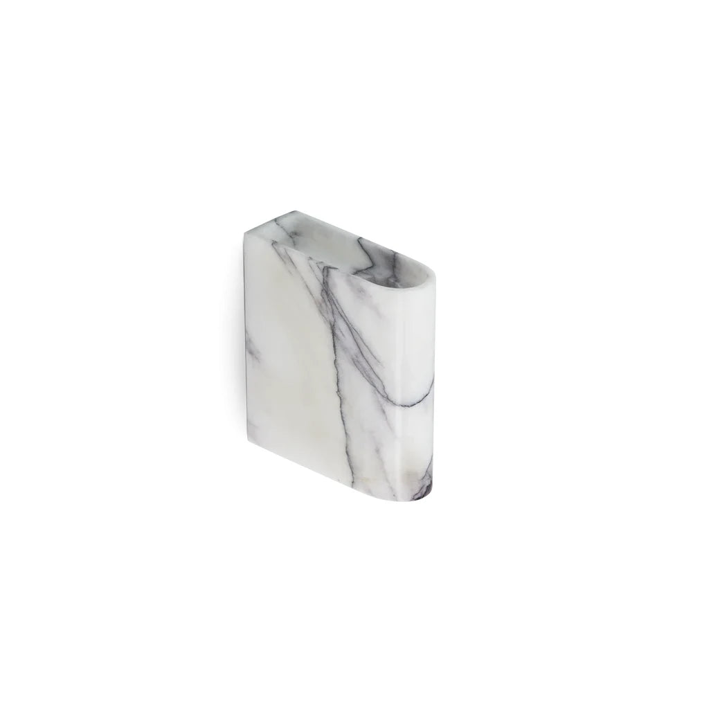 Monolith lysestake vegg fra Northern, hvit marmor