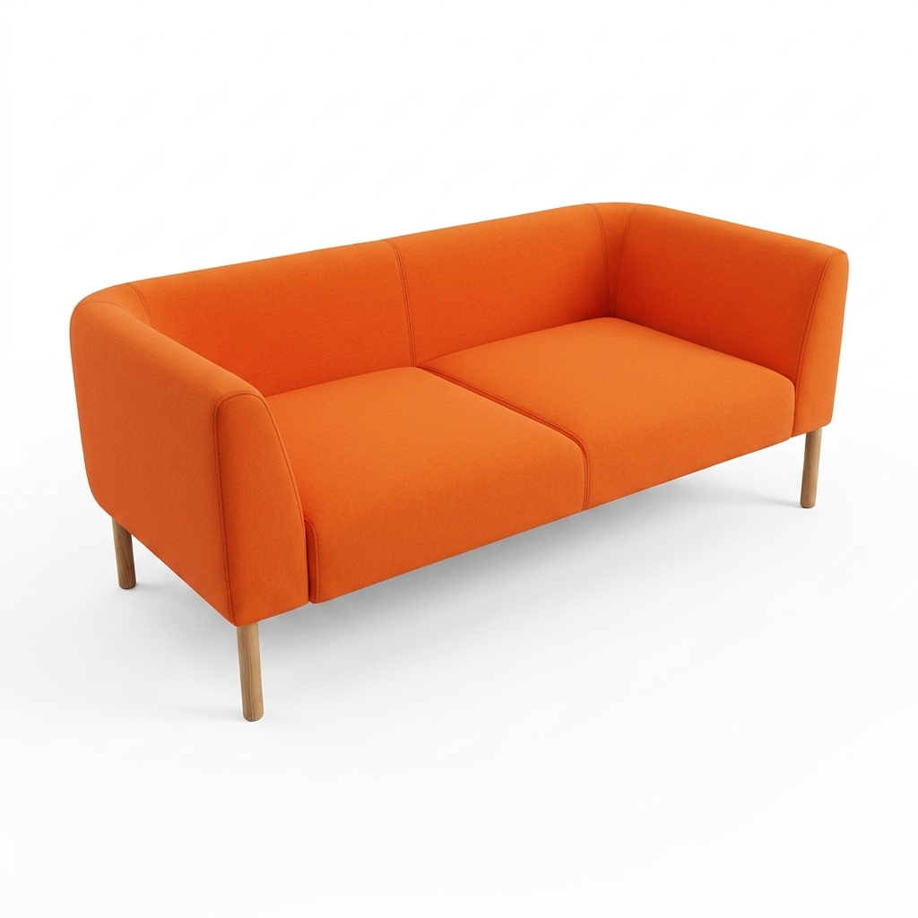 Nooa 2-seter sofa fra Martela i oransje