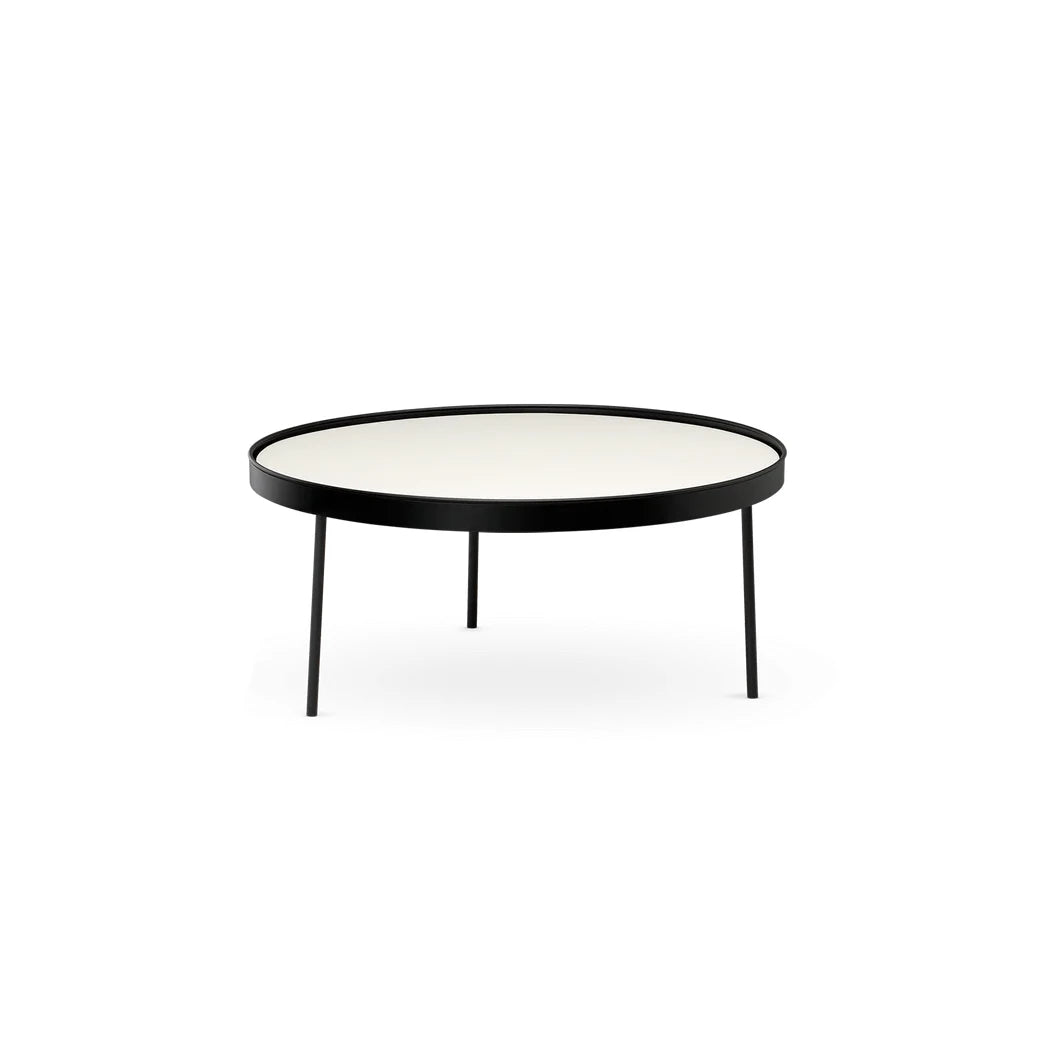 Stilk sofabord fra Northern, sand, 74x74 cm