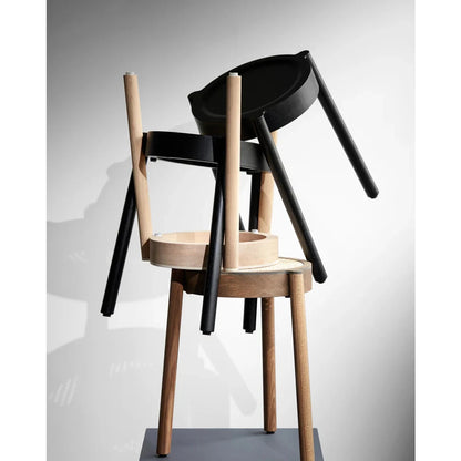 Pal krakk fra Northern i svart malt eik, 37x37x46cm