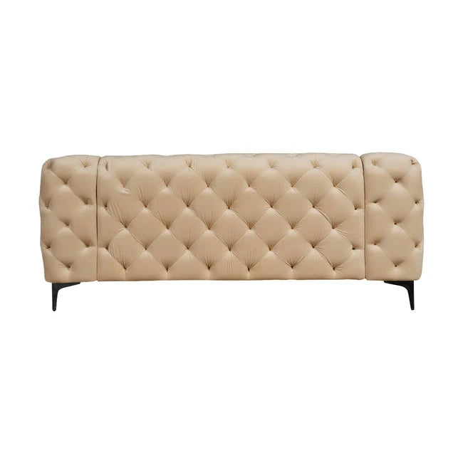Bella 3-seter sofa fra A-Møbler, beige velour
