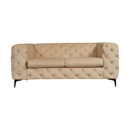Bella 3-seter sofa fra A-Møbler, beige velour