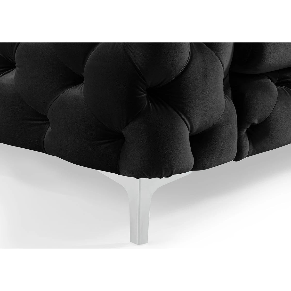 Bella 3-seter sofa fra A-Møbler, velour i 100% polyester