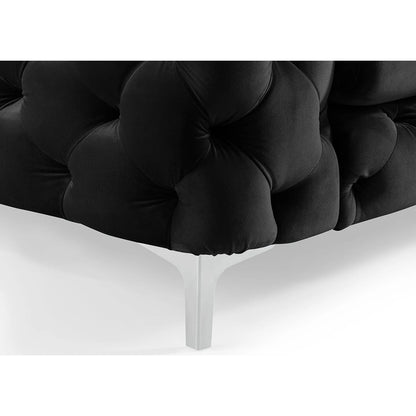 Bella 3-seter sofa fra A-Møbler, velour i 100% polyester