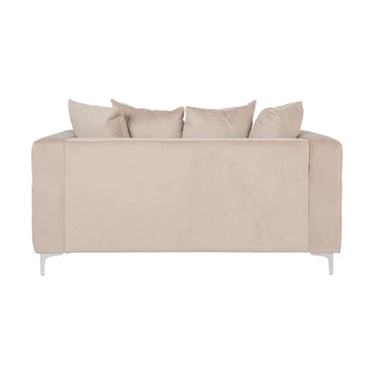 Boston 2-seter sofa fra A-Møbler, beige velour