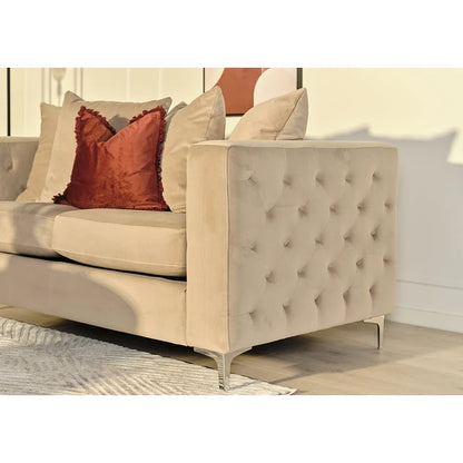 Boston 3-seter sofa fra A-Møbler, velour