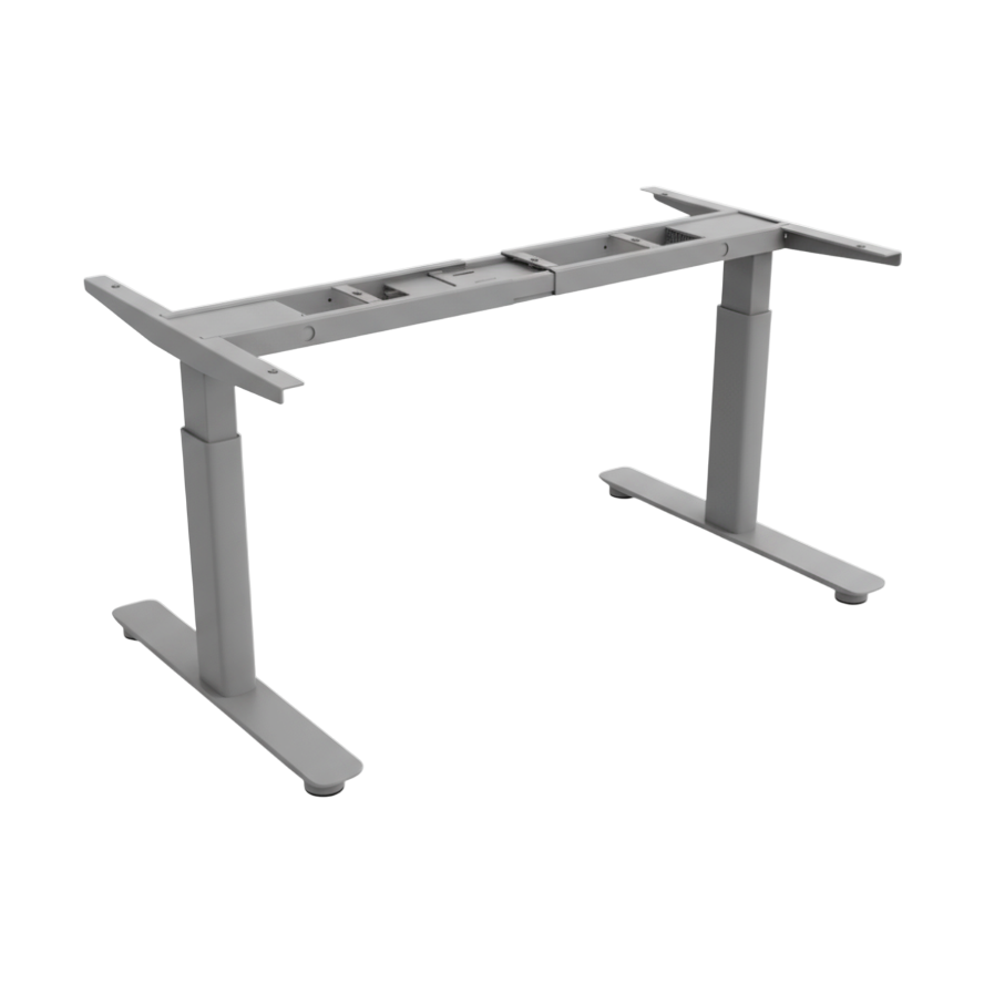 Elektrisk hev/senk understell fra Kinnarps, grått 140-160