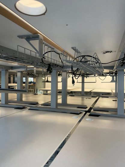 Kabelkurv 80 cm, grå