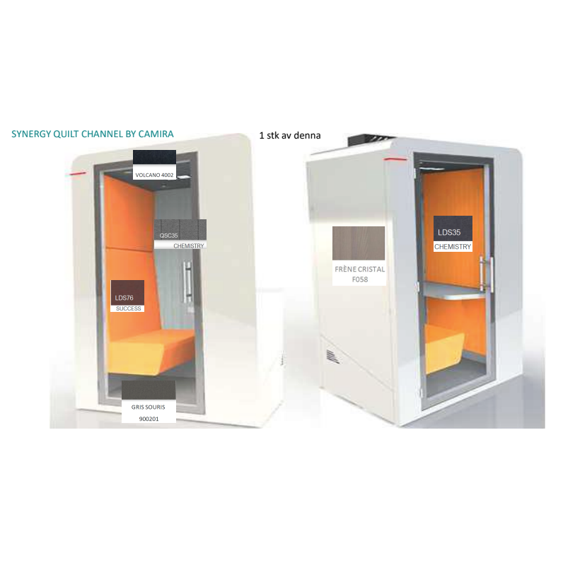 UNO Box fra SBS - stillerom for 1 person, 84x120x198 cm