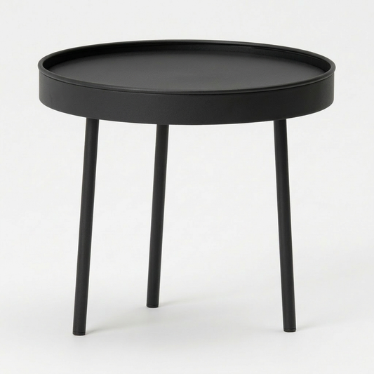 Stilk sofabord fra Northern, sort, 34x34 cm