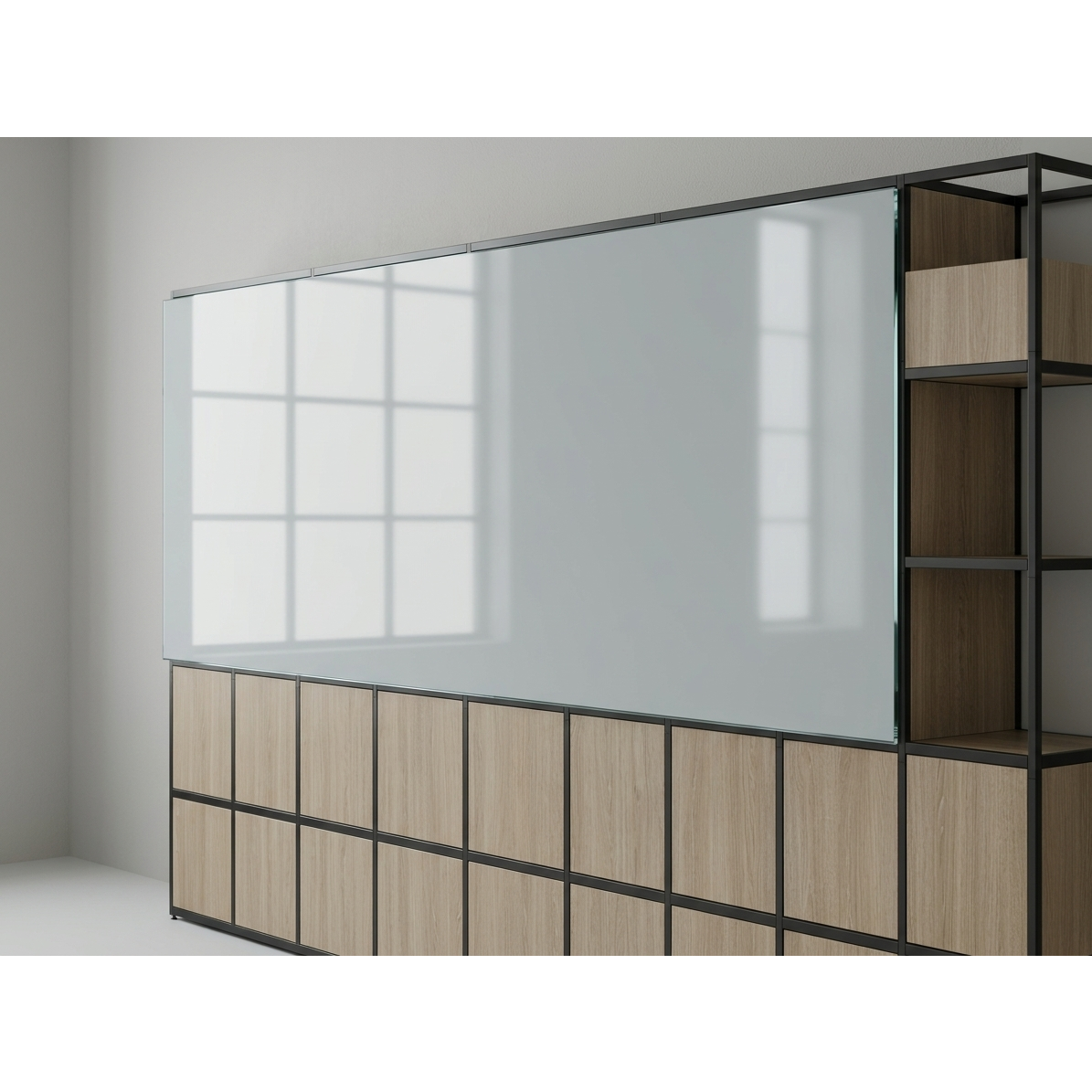 Glass whiteboard, 120x160 cm