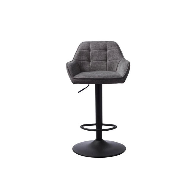 Nolan barstol fra A-Møbler, grå, 88.5 cm høy