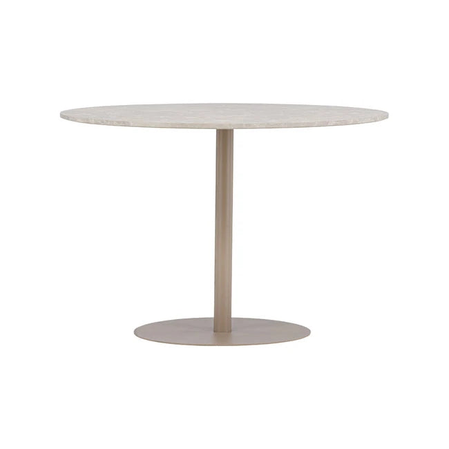 Lycke spisebord fra A-Møbler, 110x110 cm, beige