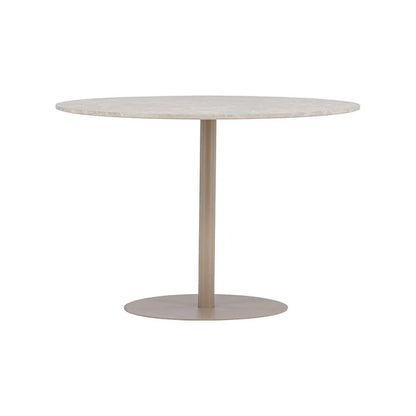 Lycke spisebord fra A-Møbler, 110x110 cm, beige