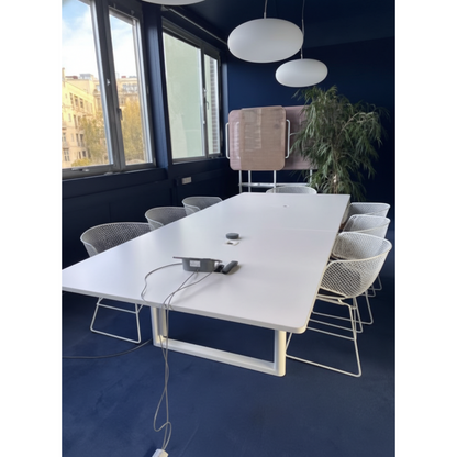 Møtebord fra Vitra Tyde 1, hvit laminat, 320x140 cm